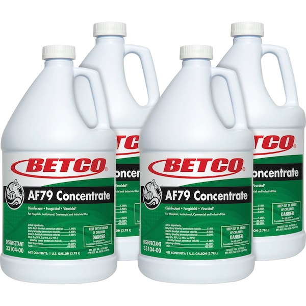 Betco Disinfectant, Acid-free, Conc, Ocean Breeze, 1 Gal, , GN, PK 4 BET3310400CT - main
